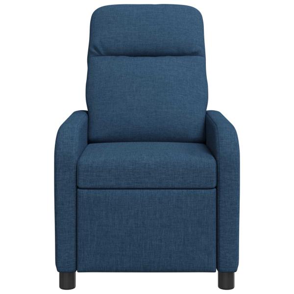 Liegesessel Blau Stoff
