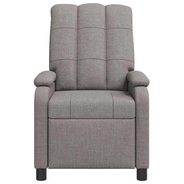 Liegesessel Taupe Stoff