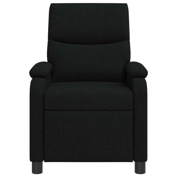 Liegesessel Schwarz Stoff