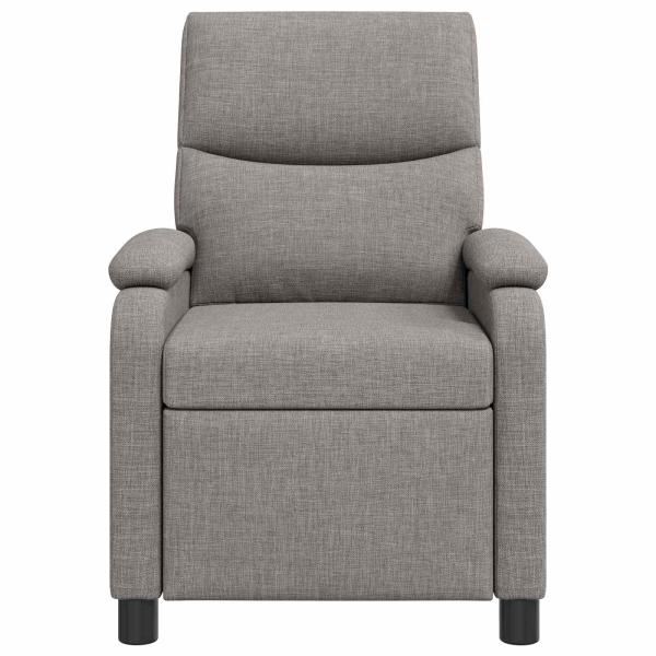 Liegesessel Taupe Stoff