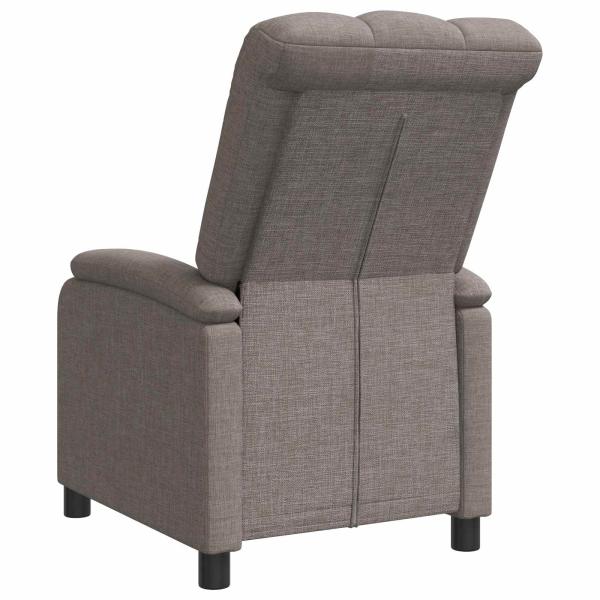 Liegesessel Taupe Stoff