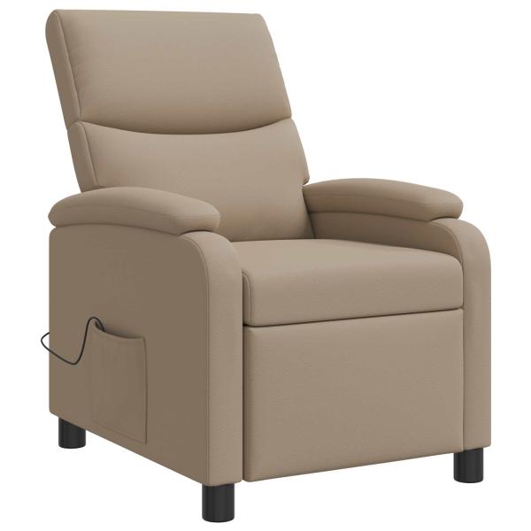Massage Relaxsessel Cappuccino Kunstleder