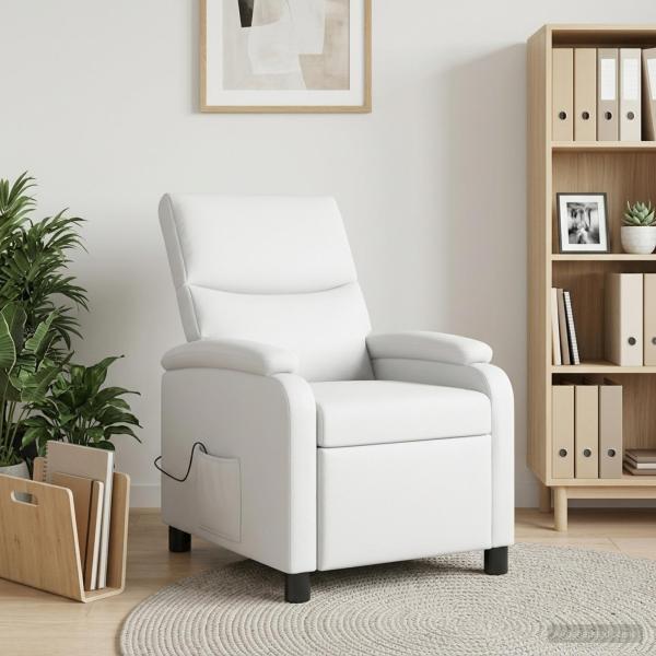 ARDEBO.de - Massage Relaxsessel Wei? Kunstleder