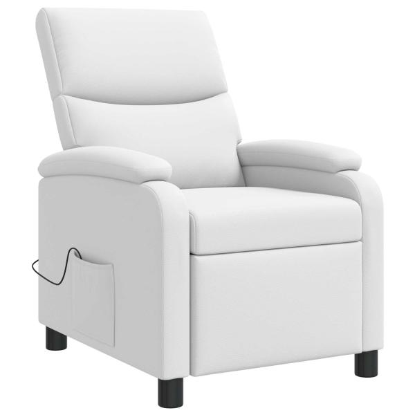 Massage Relaxsessel Wei? Kunstleder