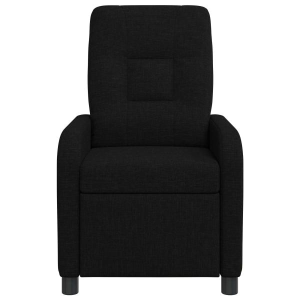 Liegesessel Schwarz Stoff