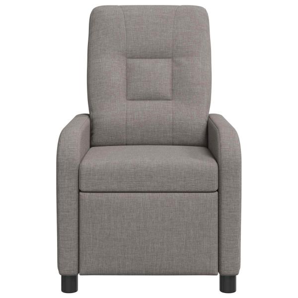 Liegesessel Taupe Stoff