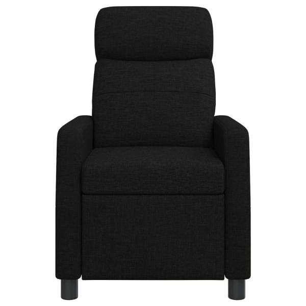 Liegesessel Schwarz Stoff