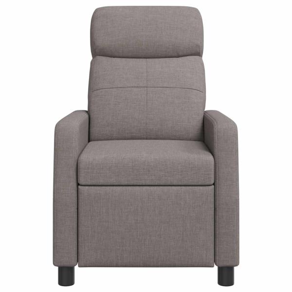 Liegesessel Taupe Stoff