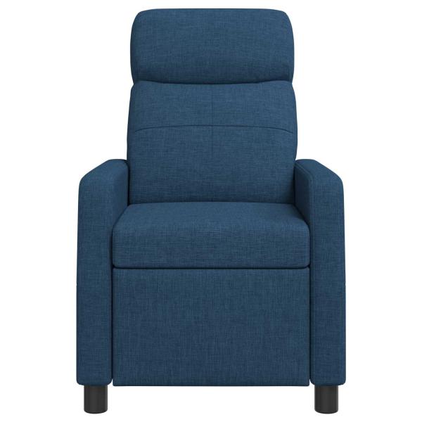 Liegesessel Blau Stoff