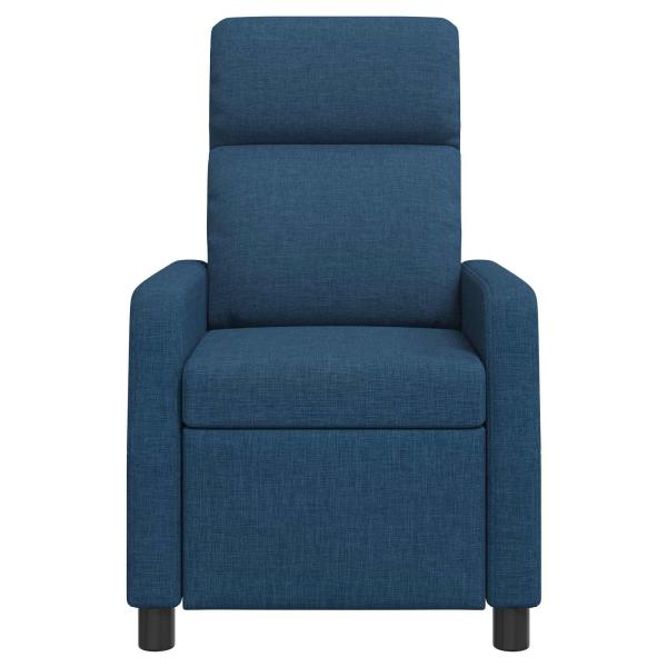 Liegesessel Blau Stoff