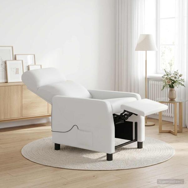ARDEBO.de - Massage Relaxsessel Wei? Kunstleder
