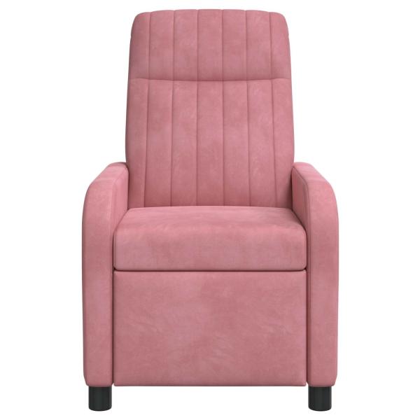 Liegesessel Rosa Samt (V)