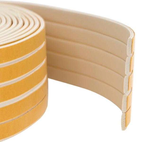ARDEBO.de - Selbstklebende Fensterdichtung Weiß 9 x 3 mm 50 m