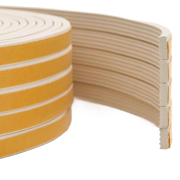 ARDEBO.de - Selbstklebende Fensterdichtung Weiß 8 x 3 mm 25 m