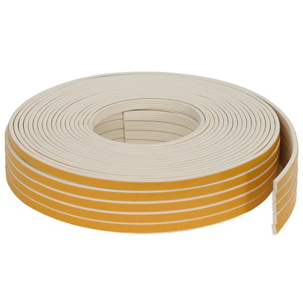 Selbstklebende Fensterdichtung Weiß 8 x 3 mm 25 m