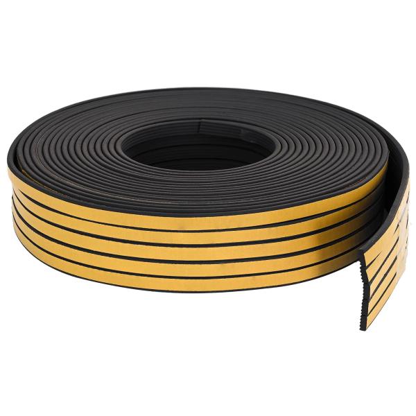 Selbstklebende Fensterdichtung Schwarz 8 x 3 mm 25 m