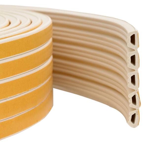 ARDEBO.de - Selbstklebende Fensterdichtung Weiß 10 x 6 mm 12 m