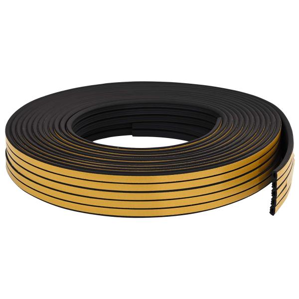 Selbstklebende Fensterdichtung Schwarz 10 x 6 mm 25 m
