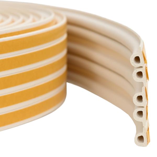 ARDEBO.de - Selbstklebende Fensterdichtung Weiß 9 x 6 mm 100 m