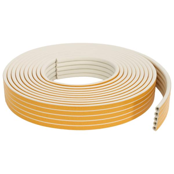 Selbstklebende Fensterdichtung Weiß 9 x 8 mm 50 m