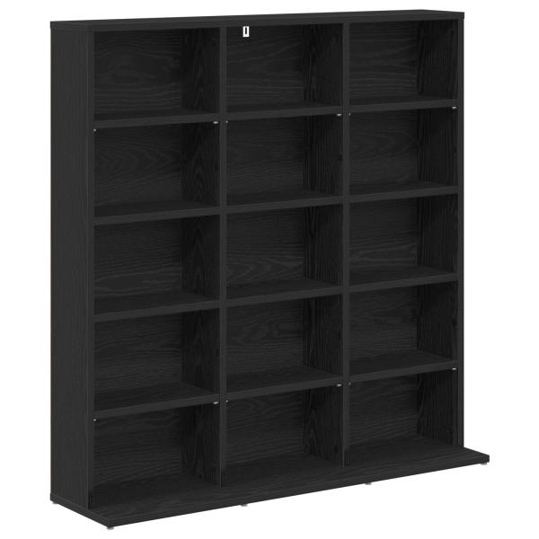 CD Regal Schwarze Eiche 96 x 23,5 x 97,5 cm Holzwerkstoff