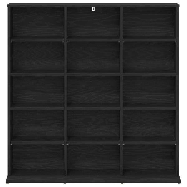 CD Regal Schwarze Eiche 96 x 23,5 x 97,5 cm Holzwerkstoff