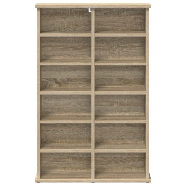 CD Regal Sonoma-Eiche 60 x 17 x 92 cm Holzwerkstoff