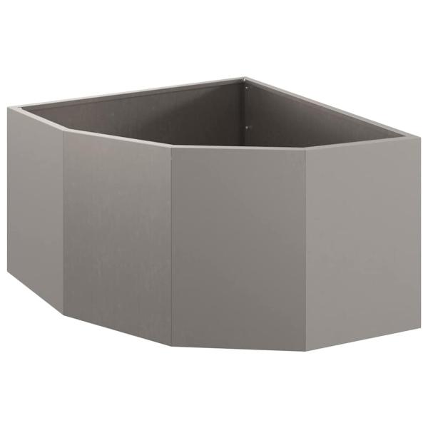 Eckpflanzer Rostoptik 60 x 60 x 35 cm Wetterfeststahl