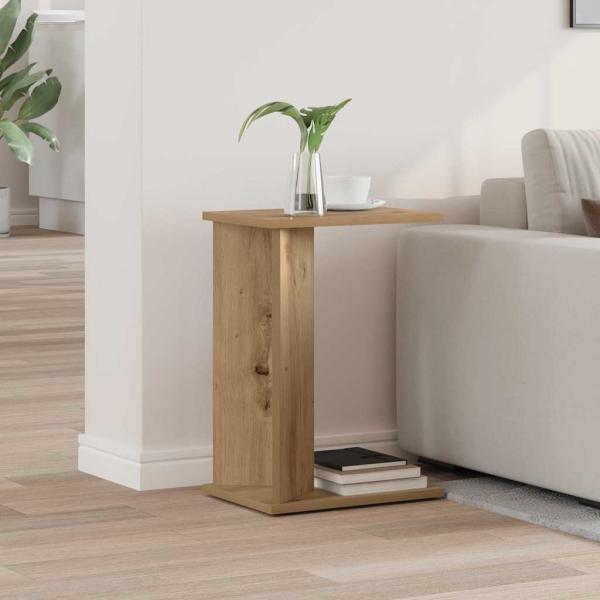 ARDEBO.de - Beistelltisch Artisan-Eiche 35 x 25 x 50 cm Holzwerkstoff