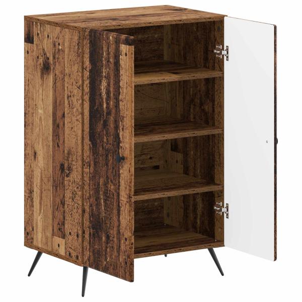 Schuhschrank BREDA 59,5 x 39,5 x 90 cm Holzwerkstoff Altholz