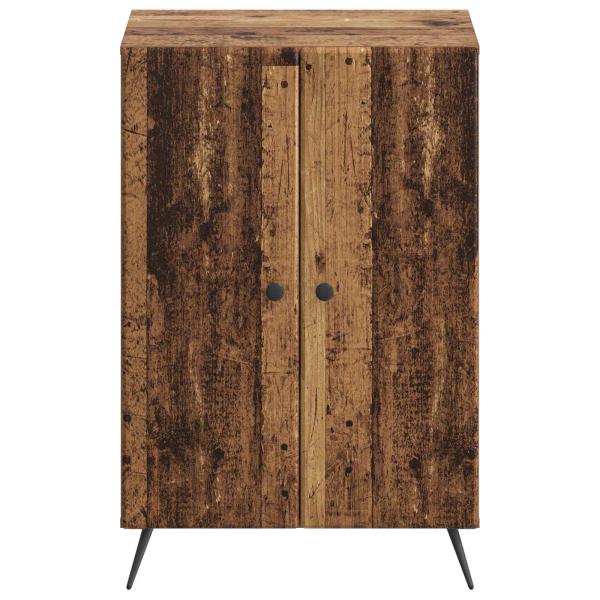 Schuhschrank BREDA 59,5 x 39,5 x 90 cm Holzwerkstoff Altholz