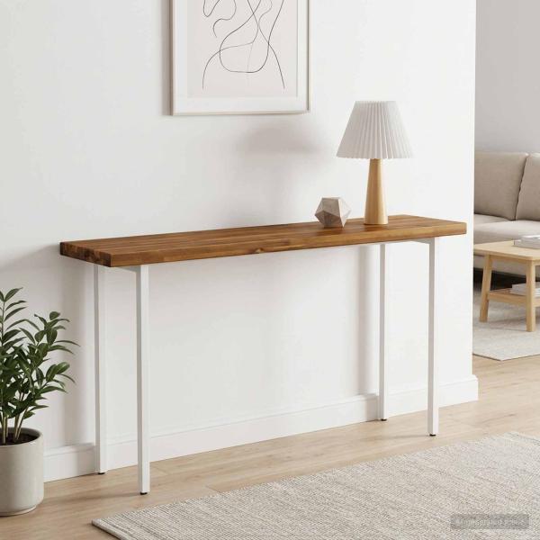 ARDEBO.de - Rechteckige Tischplatte 110 x 30 x 3 cm Rechteckig