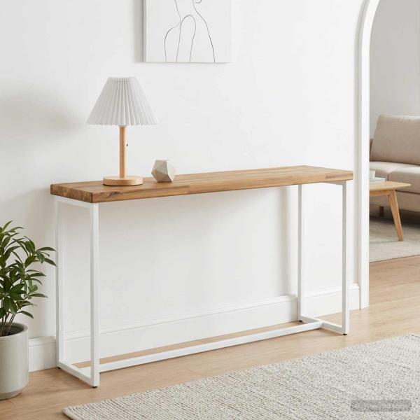 ARDEBO.de - Rechteckige Tischplatte 110 x 30 x 3 cm Rechteckig