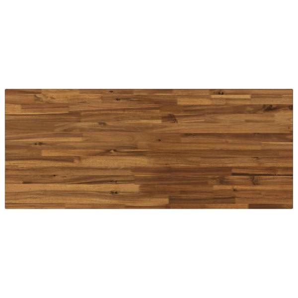 ARDEBO.de - Rechteckige Tischplatte 90 x 50 x 3,5 cm Rechtwinklig Natur