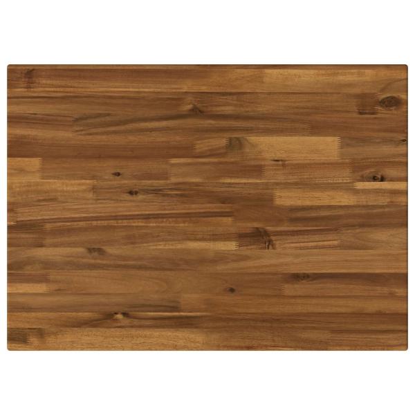 ARDEBO.de - Rechteckige Tischplatte 90 x 50 x 3,5 cm Rechtwinklig Natur
