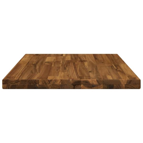 Rechteckige Tischplatte 90 x 50 x 3,5 cm Rechtwinklig Natur
