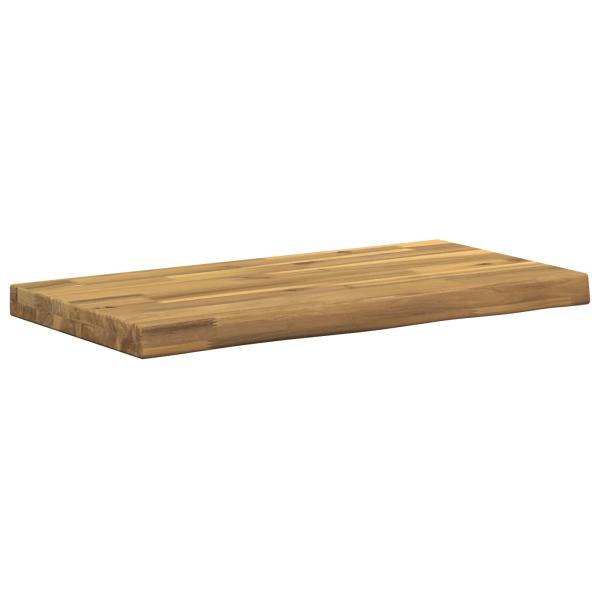 ARDEBO.de - Rechteckige Tischplatte 90 x 50 x 3,5 cm Rechtwinklig Weiß