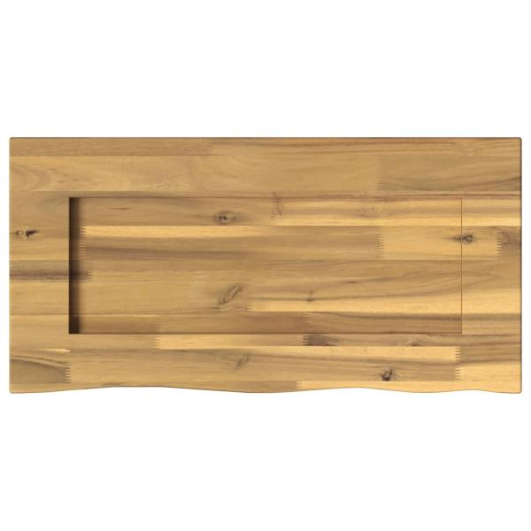 Rechteckige Tischplatte 90 x 50 x 3,5 cm Rechtwinklig Weiß