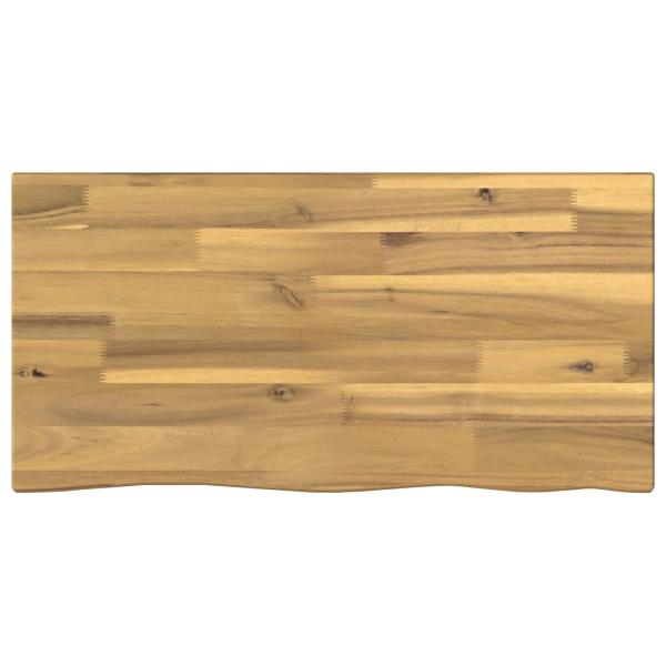 Rechteckige Tischplatte 90 x 50 x 3,5 cm Rechtwinklig Weiß