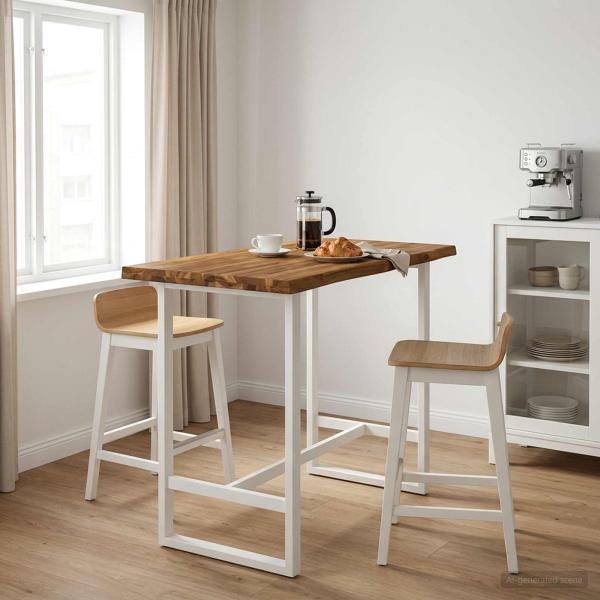 ARDEBO.de - Rechteckige Tischplatte 120 x 40 x 3,2 cm Rechteckig
