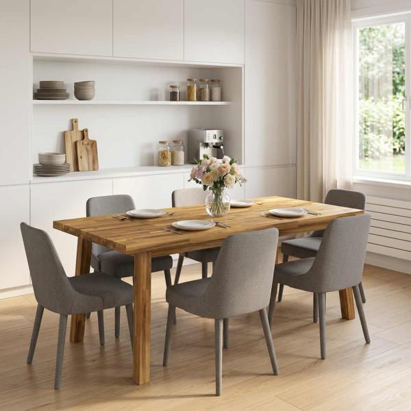 ARDEBO.de - Rechteckige Tischplatte 130 x 60 x 3,2 cm Rechteckig