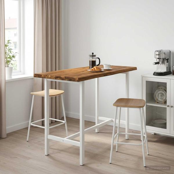 ARDEBO.de - Rechteckige Tischplatte 110 x 40 x 3,2 cm Rechteckig