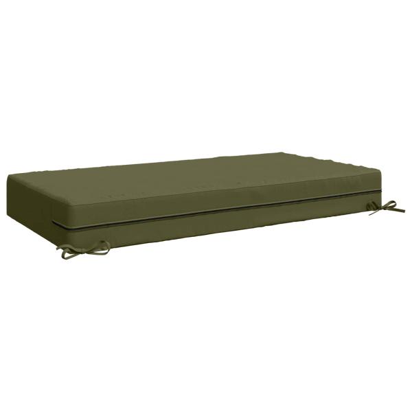 Sitzkissen SOEST 100 % Polyester Olivgrün 120 x 80 x 15 cm