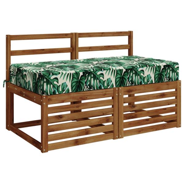 Sitzkissen SOEST 100 % Polyester Blattmuster 120 x 80 x 15 cm