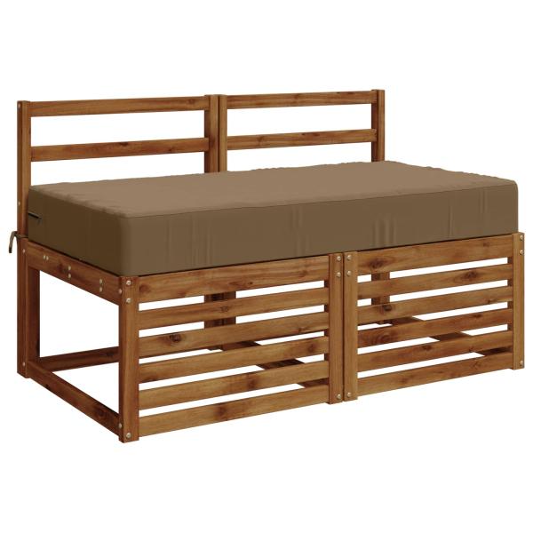 Sitzkissen SOEST 100 % Polyester Taupe 120 x 80 x 15 cm
