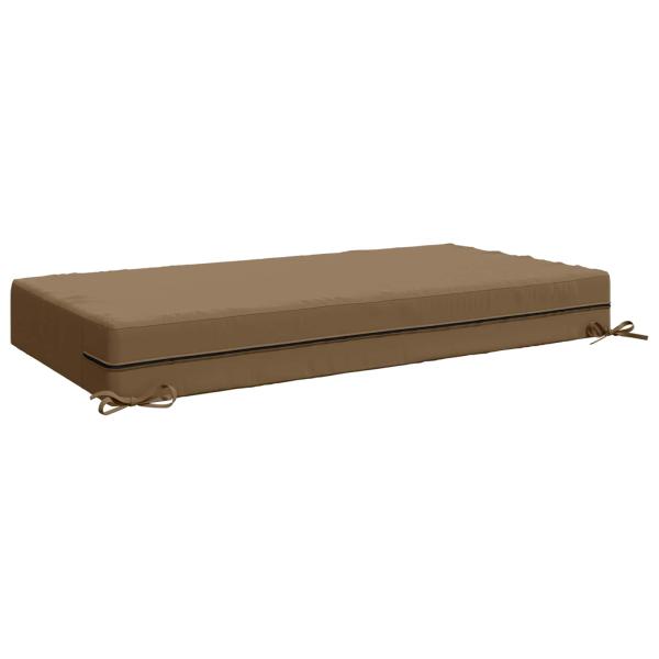 Sitzkissen SOEST 100 % Polyester Taupe 120 x 80 x 15 cm