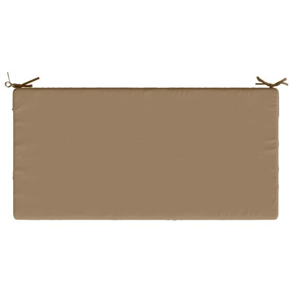 Sitzkissen SOEST 100 % Polyester Taupe 120 x 80 x 15 cm