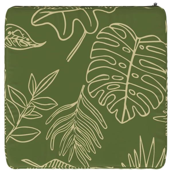 4-teilige Sitzkissen VUGHT 4 pcs 100 % Polyester Blattdesign