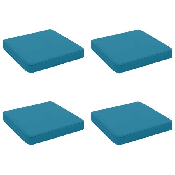 4-teilige Sitzkissen VUGHT 4 pcs 100 % Polyester Himmelblau
