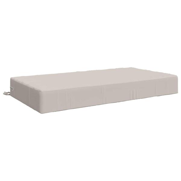 ARDEBO.de - Sitzkissen SOEST 100 % Polyester Weiß 120 x 60 x 15 cm